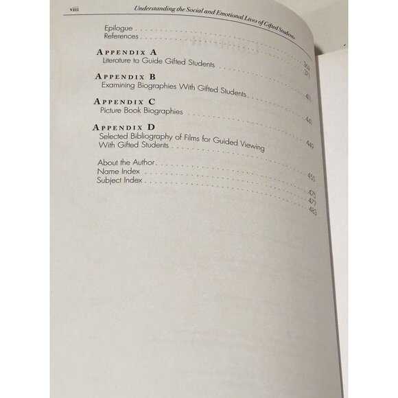 Understanding The Social And Emotional Lives Of Gifted Students Thomas P. Hébert - Picture 7 of 8